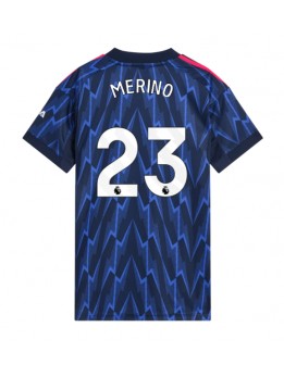 Arsenal Mikel Merino #23 Replika Borta Kläder Dam 2025-26 Kortärmad